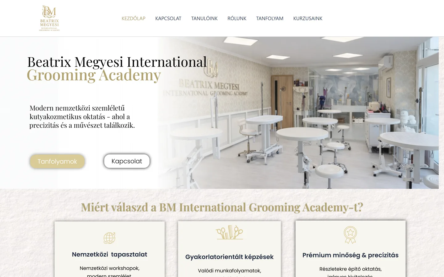 BM International Grooming Academy – Képzőközpont