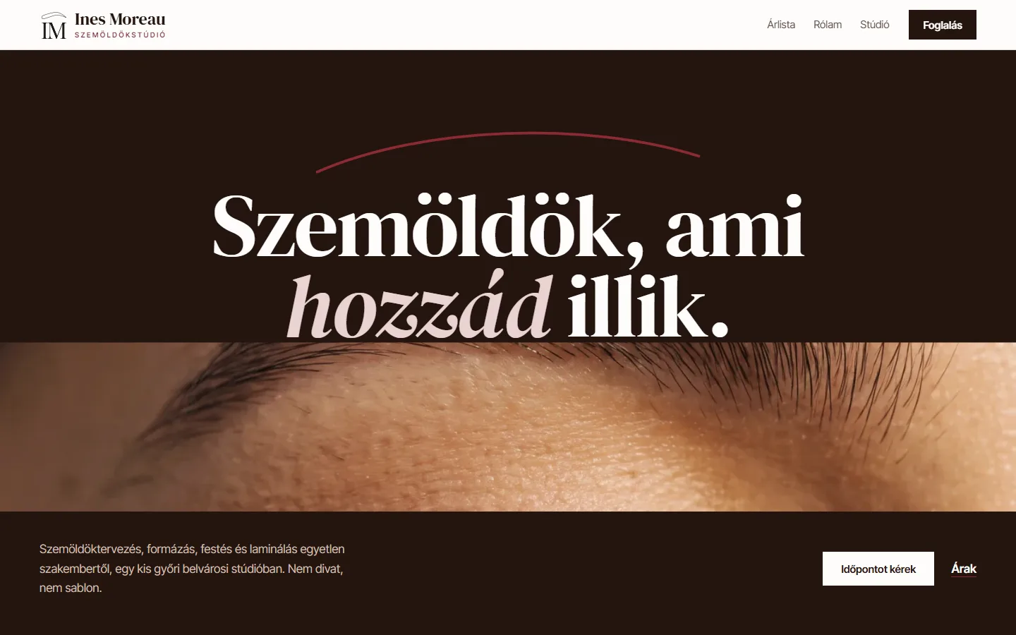 Ines Moreau Brows – Szemöldökstúdió, Győr